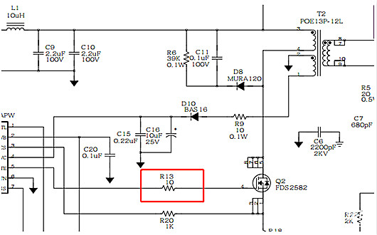 MOS管串聯電阻,電壓驅動器,串聯