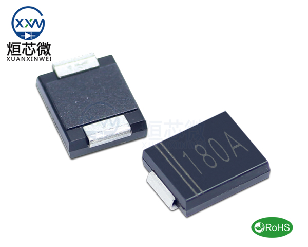 1.5SMC180A參數(shù),TVS二極管1.5SMC180A瞬態(tài)抑制二極管