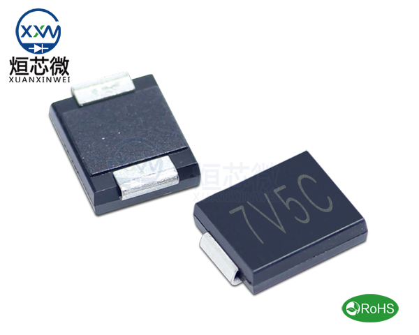 1.5SMC7.5CA參數,TVS二極管1.5SMC7.5CA瞬態抑制二極管